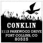 RUB2S-004 2"x2" Stamp