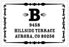 RUB3S-036 2"x3" Stamp