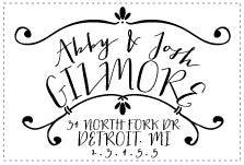 RUB3S-153 2"x3" Stamp