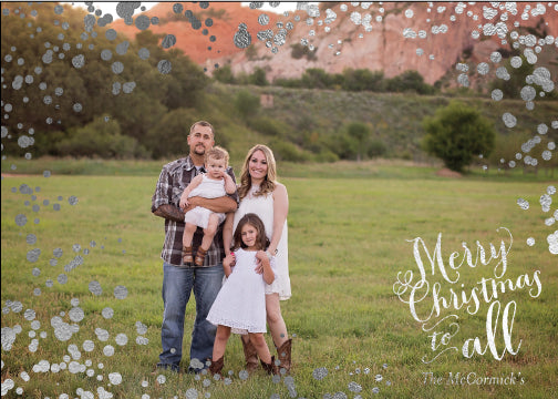 Holiday Photo Card: Bubbly Wishes