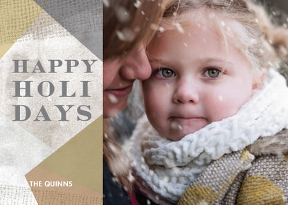 Holiday Photo Card: Happy Layers