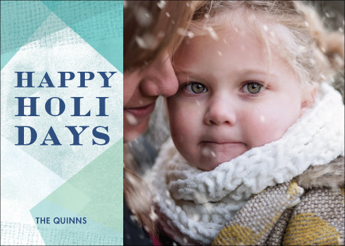 Holiday Photo Card: Happy Layers