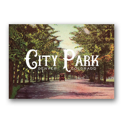 Postcard: City Park Street