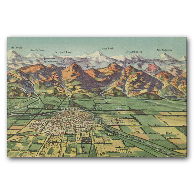 Print: Denver and the 100 Miles
