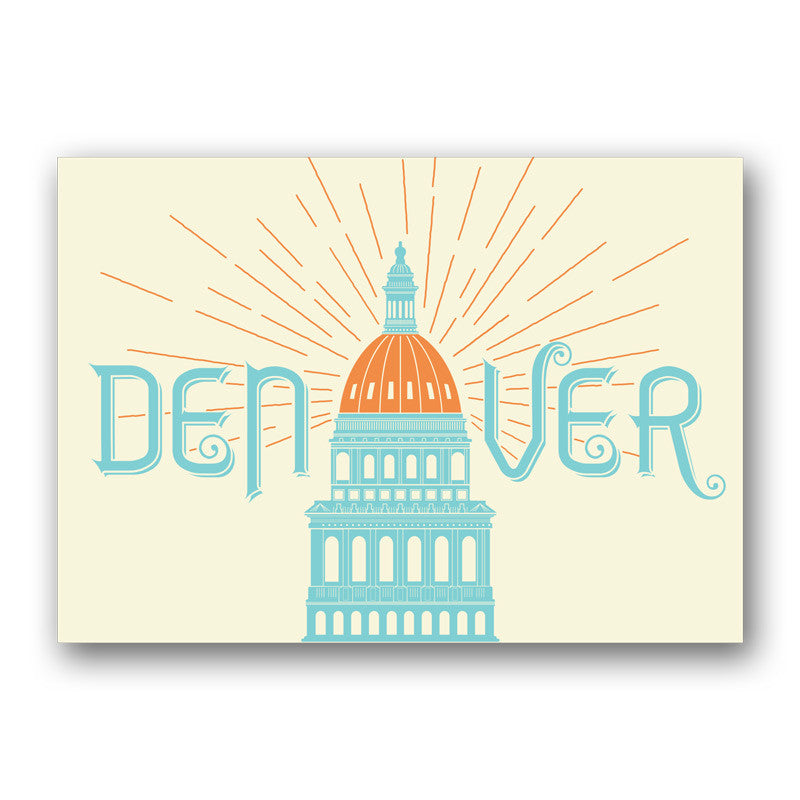 Postcard: Denver Capitol