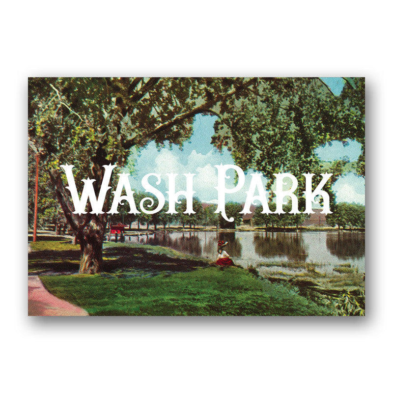 Postcard: Washington Park